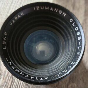 Izumanon 52mm-49mm Close-Up Zoom Lens Black Retro Photography Accessory Vintage
